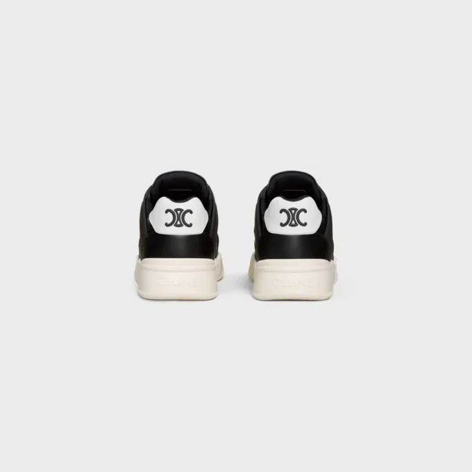 Sneaker Trainer Ct-09 in Calfskin and Mesh