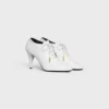Soft Oxford Lace-Up Heeled Ballerina in Calfskin – Vegetal Tanning