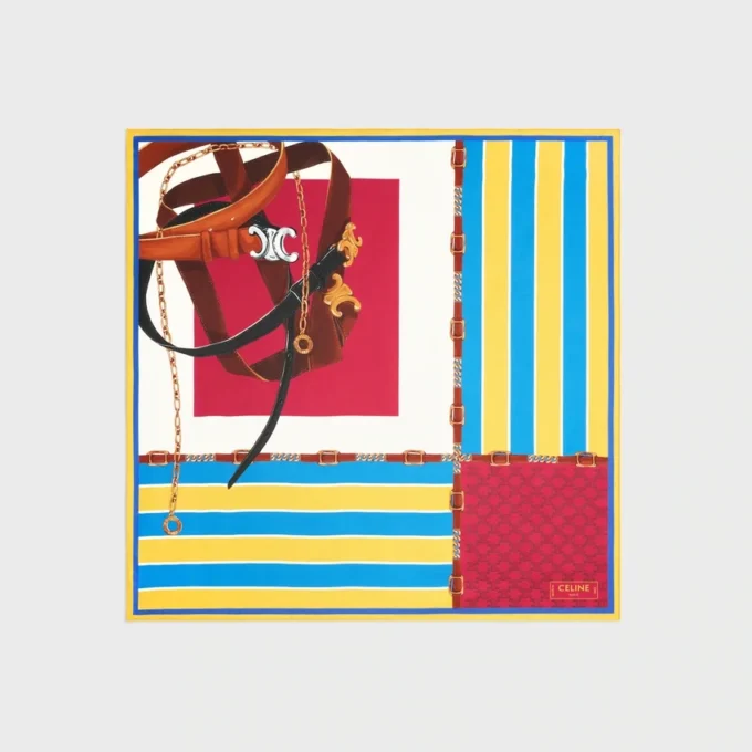 Square in Silk Twill