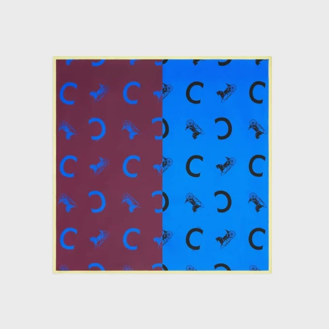Square in Silk Twill