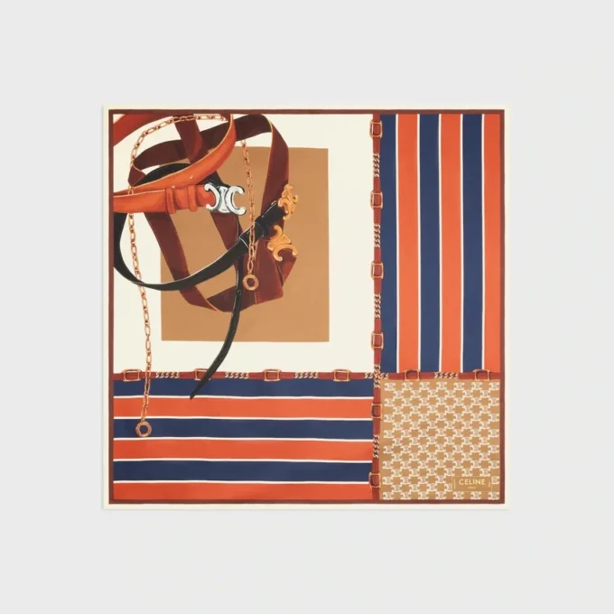 Square in Silk Twill