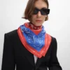 Square in Silk Twill