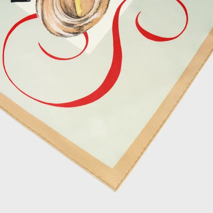 Square in Silk Twill