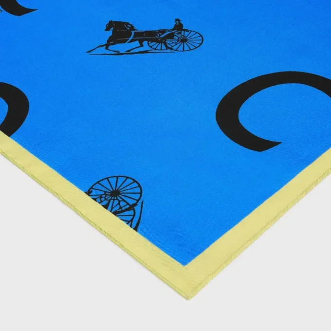 Square in Silk Twill