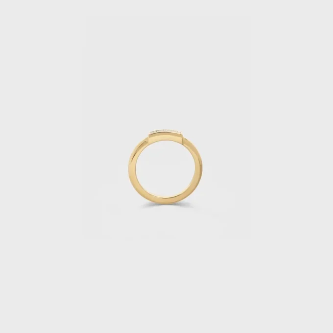 Systeme Ring in Yellow Gold and Diamonds