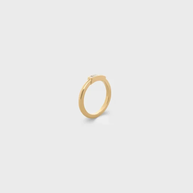 Systeme Ring in Yellow Gold and Diamonds