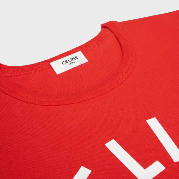 T-Shirt in Ribbed Cotton Jersey