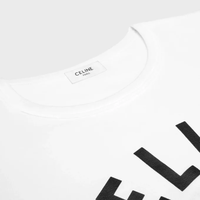 T-Shirt in Ribbed Cotton Jersey