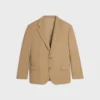 Tailored Jacket in Stretch Wool Gabardine