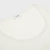 Tank Top in Ribbed Cotton and Silk