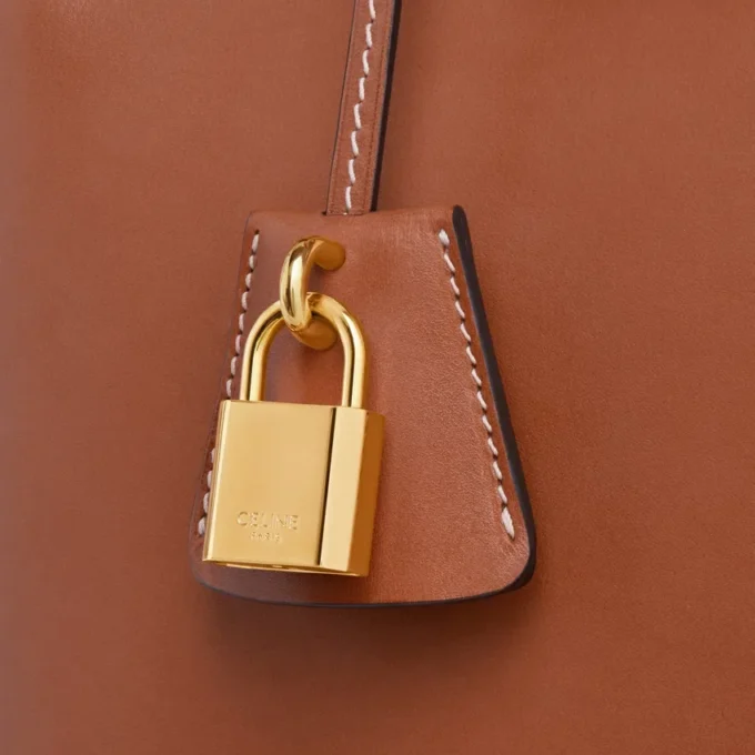 Teen Celine Conti Bag in Natural Calfskin
