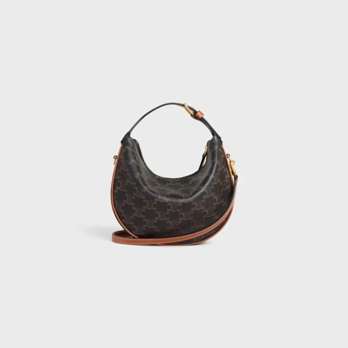 Teen Celine Lulu in Triomphe Canvas and Calfskin