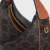 Teen Celine Lulu in Triomphe Canvas and Calfskin