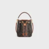 Teen Clara Bag in Triomphe Canvas and Calfskin