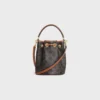 Teen Clara Bag in Triomphe Canvas and Calfskin