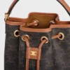 Teen Clara Bag in Triomphe Canvas and Calfskin