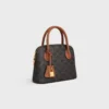 Teen Honorine Bag in Triomphe Canvas and Calfskin