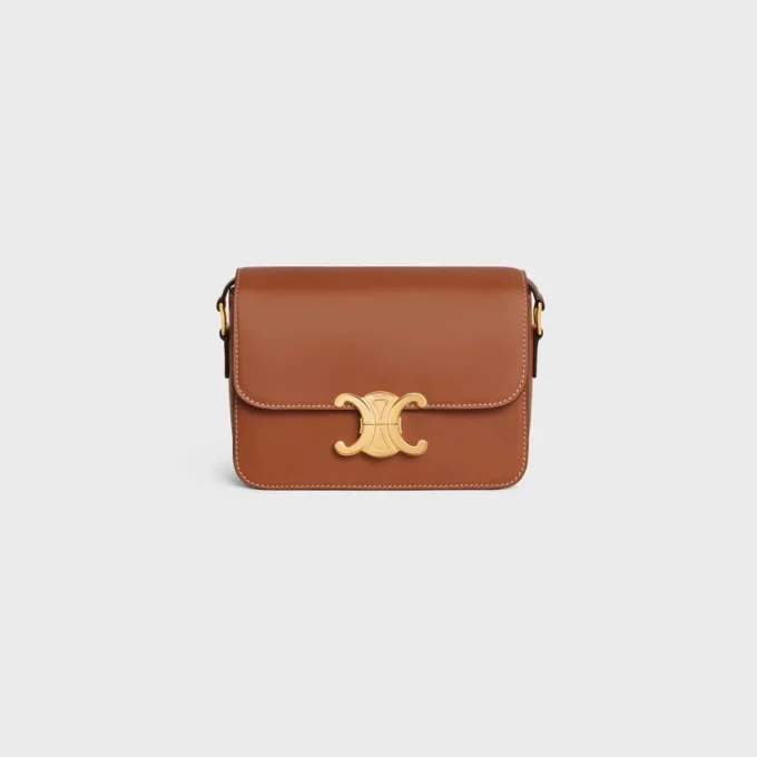 Teen Triomphe Bag in Natural Calfskin