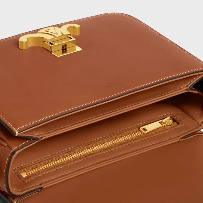 Teen Triomphe Bag in Natural Calfskin