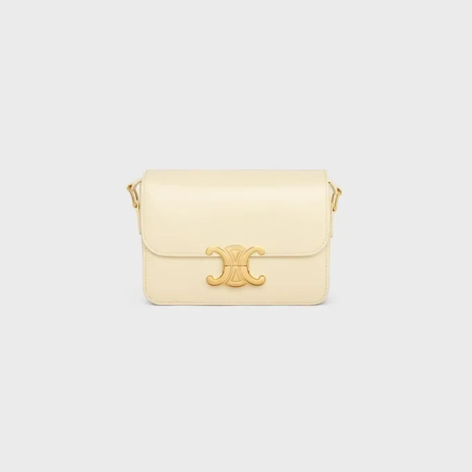 Teen Triomphe Bag in Shiny Calfskin