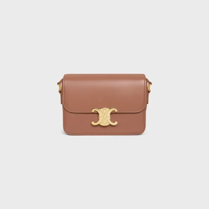 Teen Triomphe Bag in Shiny Calfskin
