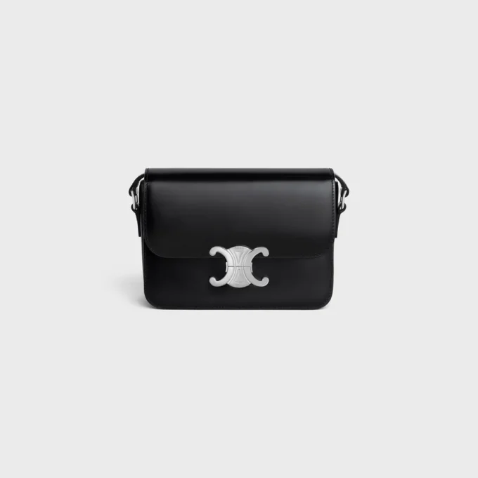 Teen Triomphe Bag in Shiny Calfskin