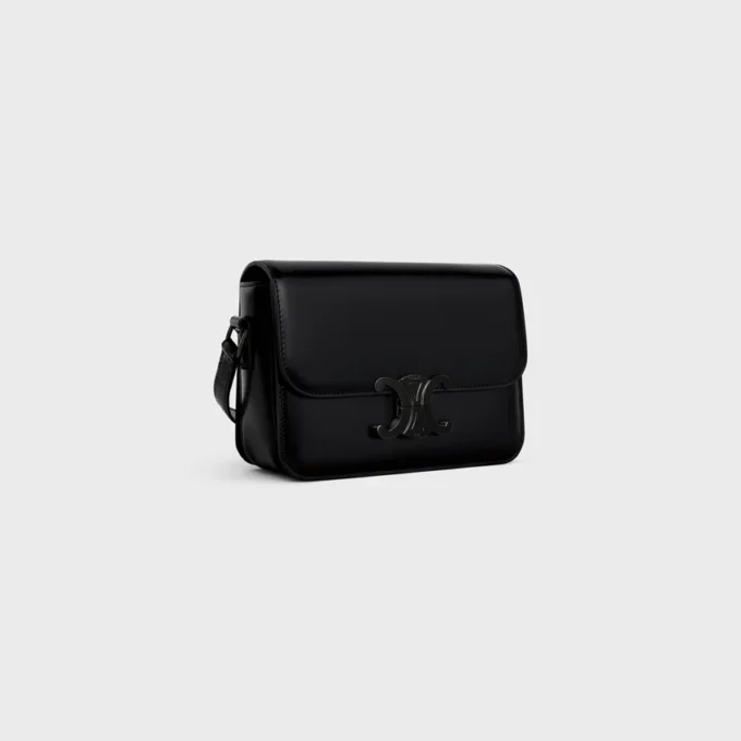 Teen Triomphe Bag in Shiny Calfskin