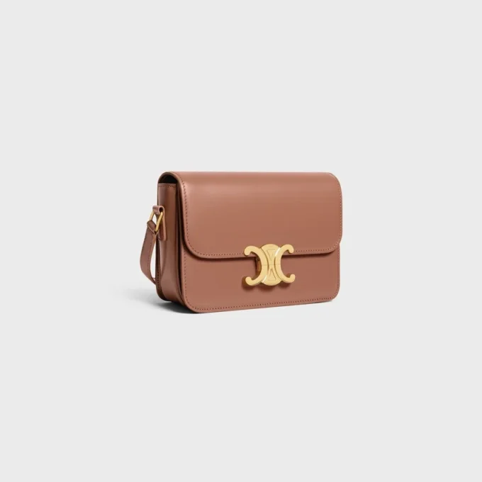 Teen Triomphe Bag in Shiny Calfskin