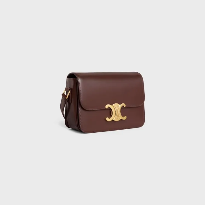 Teen Triomphe Bag in Shiny Calfskin