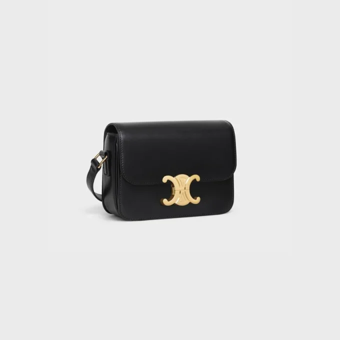 Teen Triomphe Bag in Shiny Calfskin Teen Triomphe Bag in Shiny Calfskin