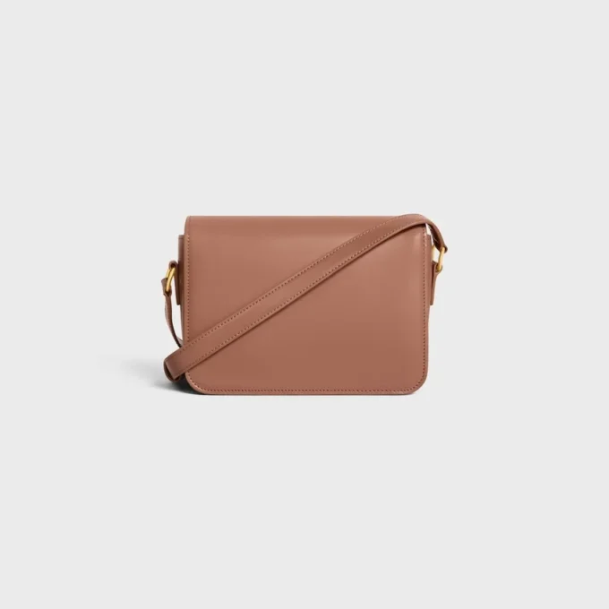 Teen Triomphe Bag in Shiny Calfskin