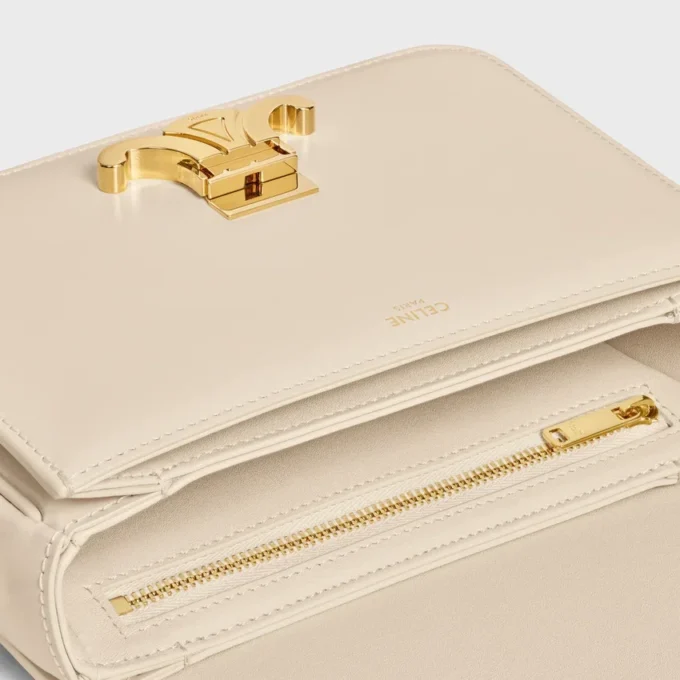 Teen Triomphe Bag in Shiny Calfskin