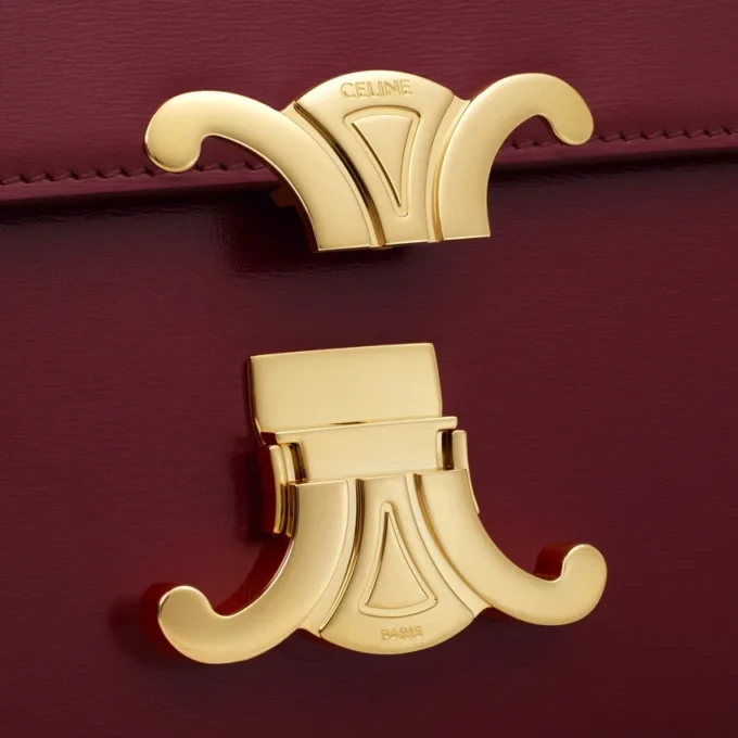 Teen Triomphe Bag in Shiny Calfskin
