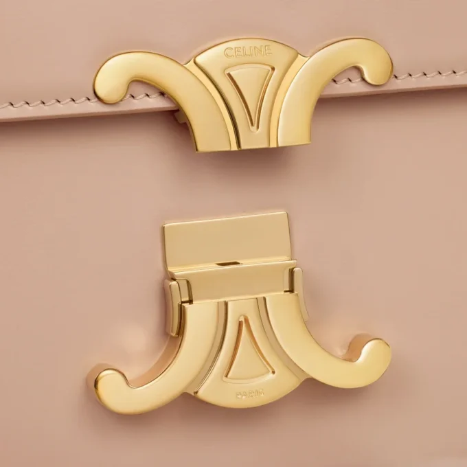 Teen Triomphe Bag in Shiny Calfskin
