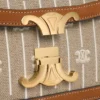 Teen Triomphe Bag in Textile with Triomphe All over and Calfskin