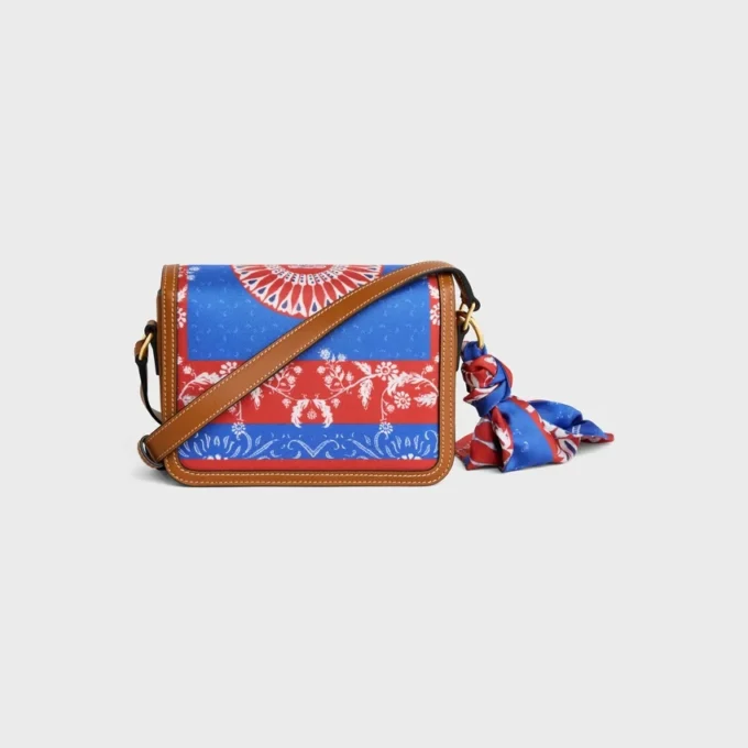 Teen Triomphe in Silk and Natural Calfskin