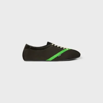 The Flat Sneaker in Gros Grain, Velvet, Suede Goatskin and Lambskin