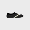 The Flat Sneaker in Gros Grain, Velvet, Suede Calfskin and Lambskin