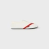 The Flat Sneaker in Gros Grain, Velvet, Suede Goatskin and Lambskin