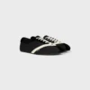 The Flat Sneaker in Gros Grain, Velvet, Suede Calfskin and Lambskin