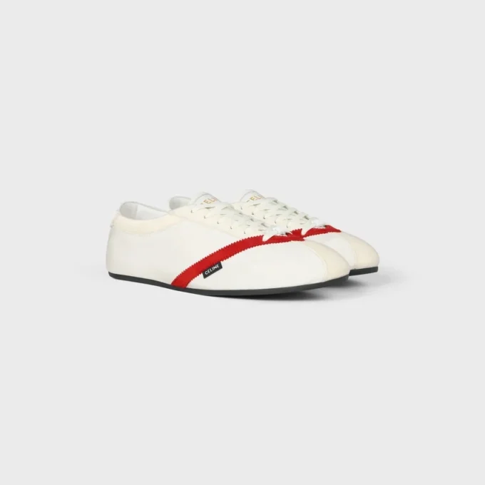 The Flat Sneaker in Gros Grain, Velvet, Suede Goatskin and Lambskin
