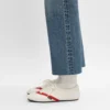 The Flat Sneaker in Gros Grain, Velvet, Suede Goatskin and Lambskin