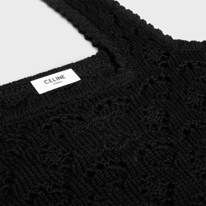 Top in Cotton Pointelle