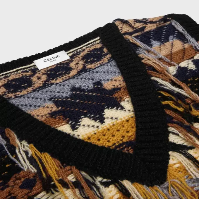 Top in Jacquard Cashmere