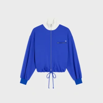 Tracksuit Jacket in Double Face Jersey