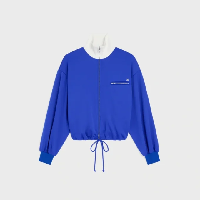 Tracksuit Jacket in Double Face Jersey