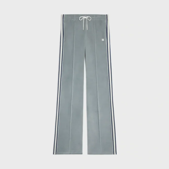 Tracksuit Pants in Velvet Jersey Tracksuit Pants in Velvet Jersey