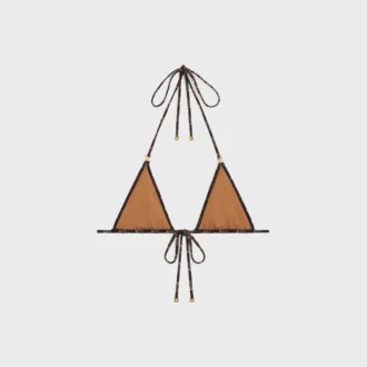 Triangle Top in Monogram Matte Jersey