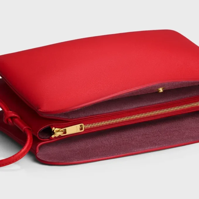 Trio Flap in Smooth Lambskin Trio Flap in Smooth Lambskin