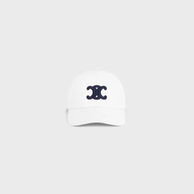 Triomphe Baseball Cap in Cotton